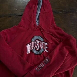 ⭐️5 for $25⭐️ Youth Ohio State embroidered red hoodie